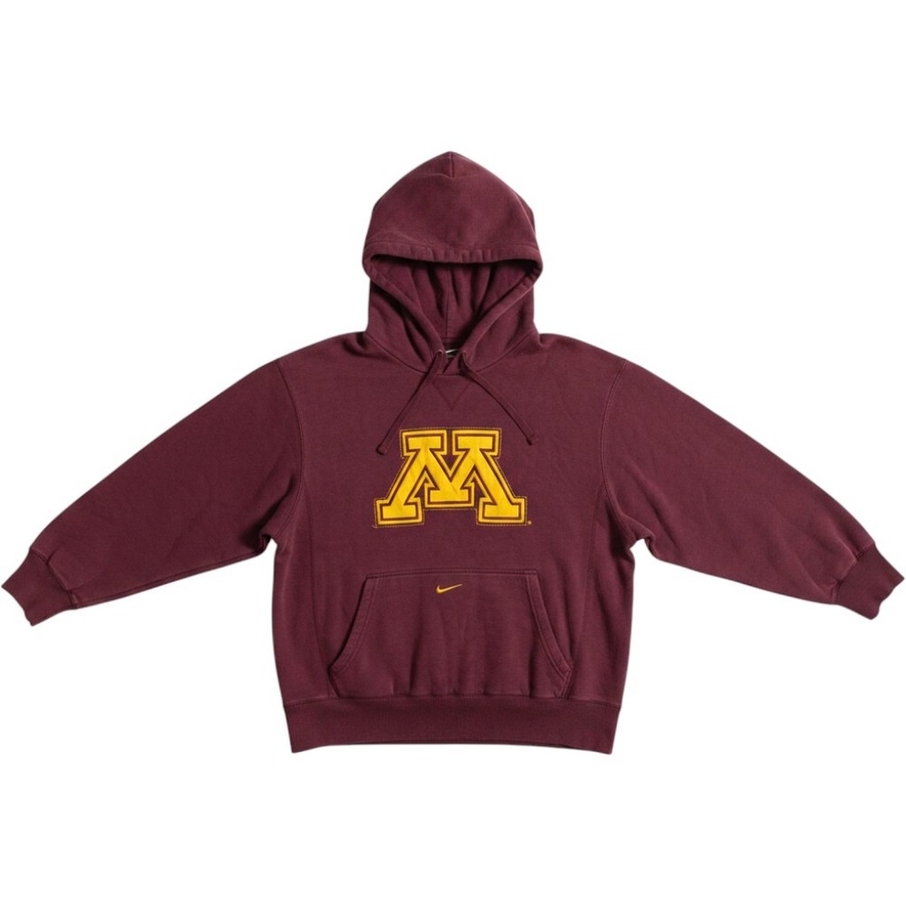 Nike Minnesota Golden Gophers Hoodie Maroon Pullover NCAA Sweatshirt Small